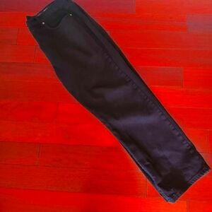 Men's 100% cotton black jeans size 38x29 regular